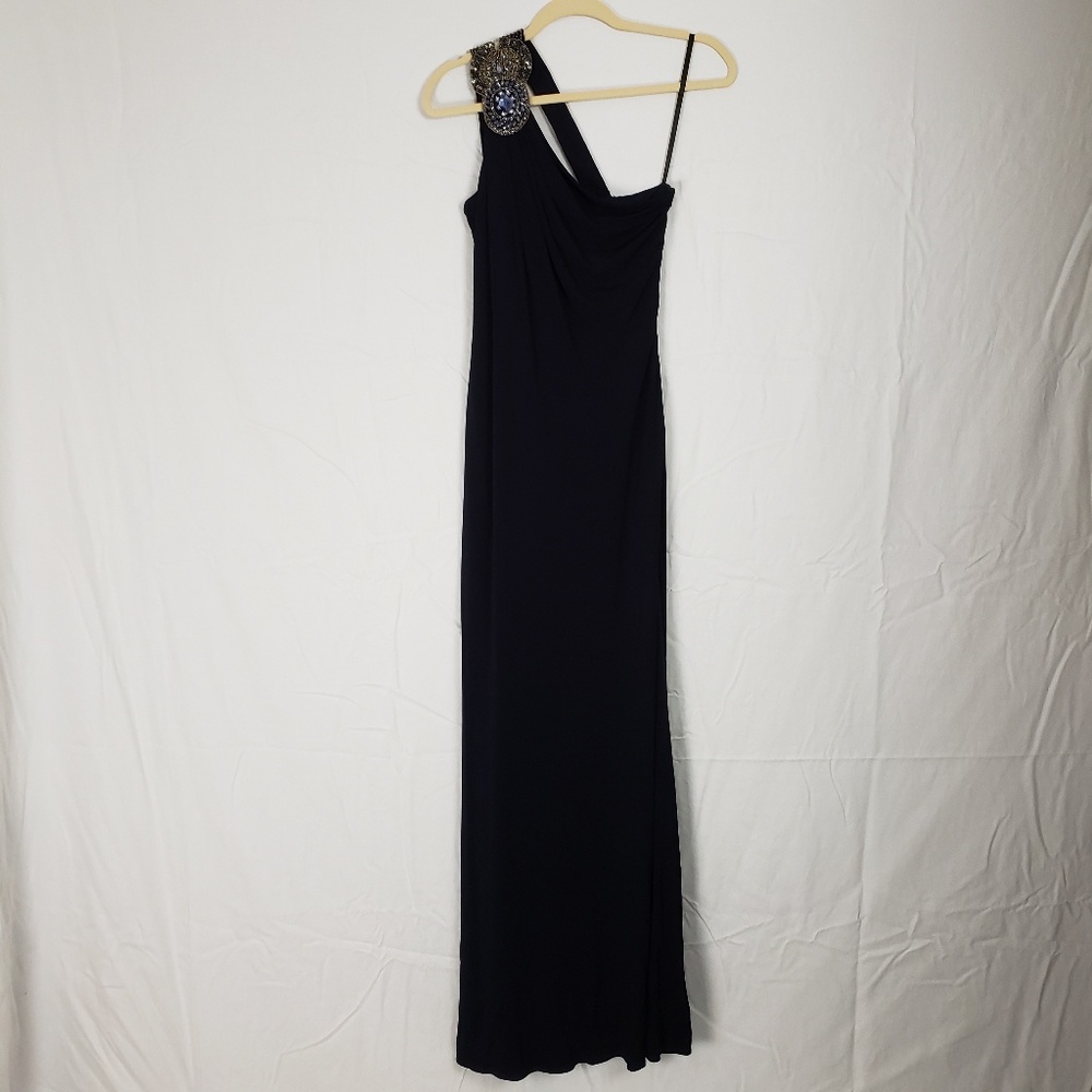 David Meister Midnight Blue Gown